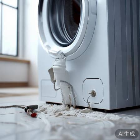 检查洗衣机进水管