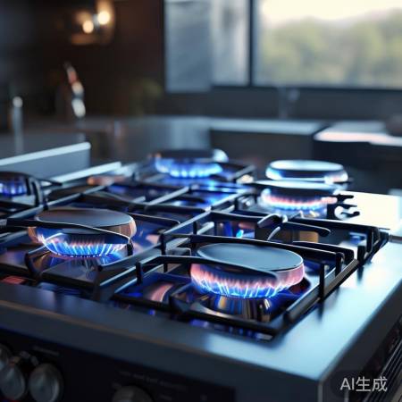 燃气灶火力猛，安全无忧烹饪