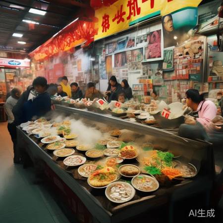 武汉早餐店世界杯热干面走红
