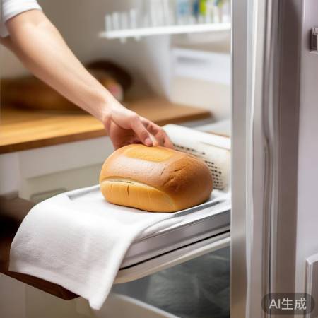 冰箱食物擦干防潮湿