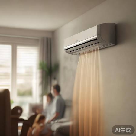 空调安装高，热空气上升，调整出