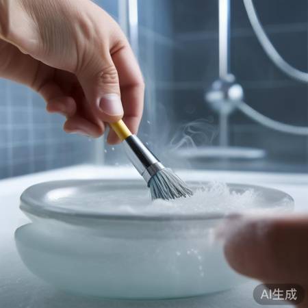 清洁喷嘴，白醋浸泡除垢