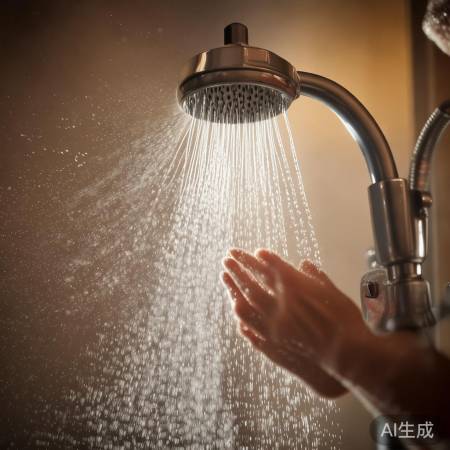 花洒使用勿长时间对一点，防水垢