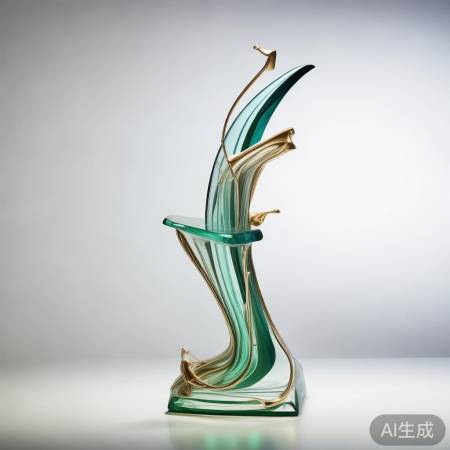 红酒柜摆件，线条与艺术结合