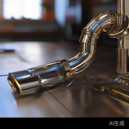 集成灶选水管：螺纹简单，卡箍牢